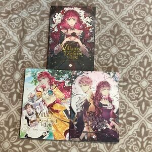 Villains Are Destined to Die Manga Book 1-3